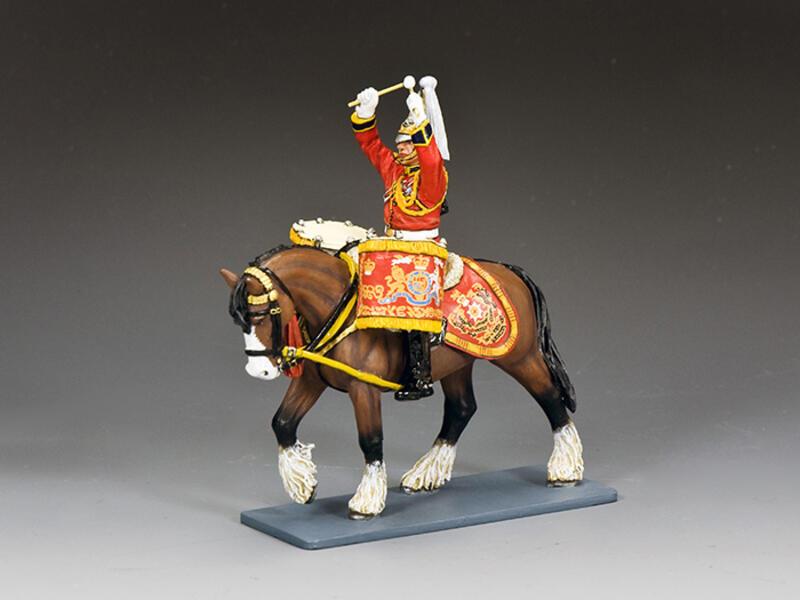 The Life Guards Drum Horse "HERCULES"--single mounted figure #1