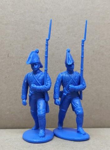 Line Fusiliers in bicorne (1805 - 1807) --nine figures (officer and 8 Fusiliers) #2