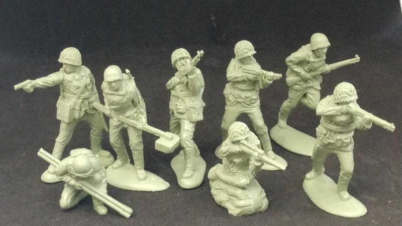 U.S. Rangers D-Day--15 figures in 8 poses #1