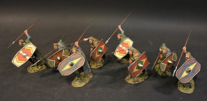 Cherusci Warriors Set A, Germanic Warriors, Armies and Enemies of Ancient Rome--8 figures--LIMITED AVAILABILITY!! #1