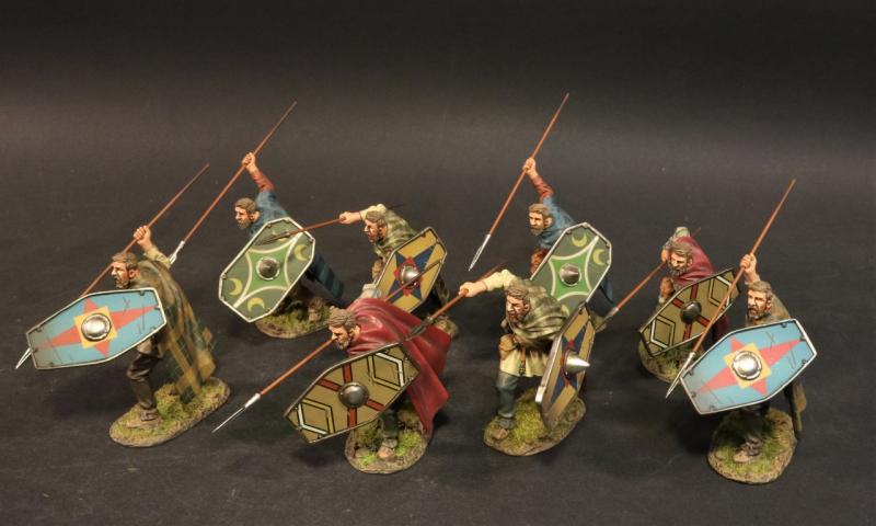Cherusci Warriors Set B, Germanic Warriors, Armies and Enemies of Ancient Rome--8 figures--LIMITED AVAILABILITY!! #1