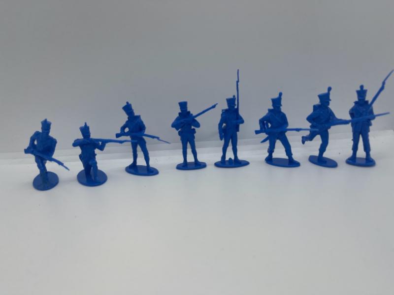 A Call to Arms French & Dutch Infantry (96 Figures - Special Run Dark Blue Plastic) #1
