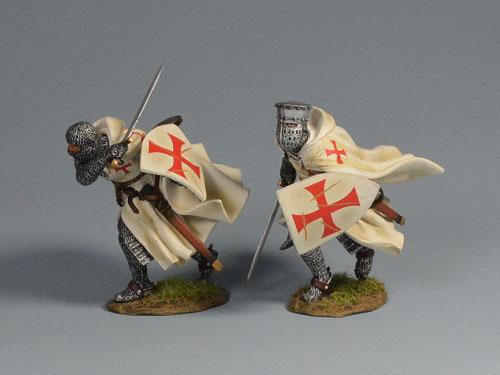 The Knights Templars Set--Two Medieval Figures #1