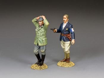 "Turning The Tables"--WWII French resistance figure and German POW figure #0