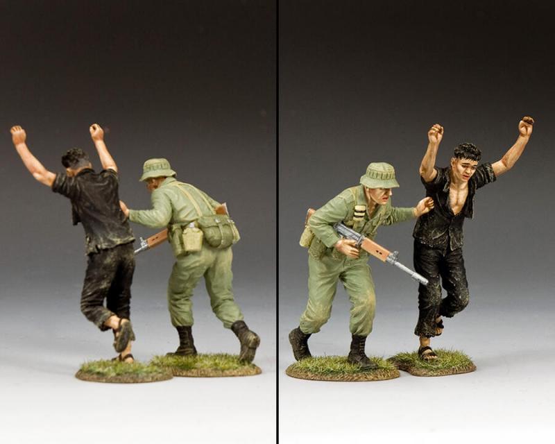 "Prisoner & Escort"--two Vietnam-era figures (Australian and Viet Cong) #2