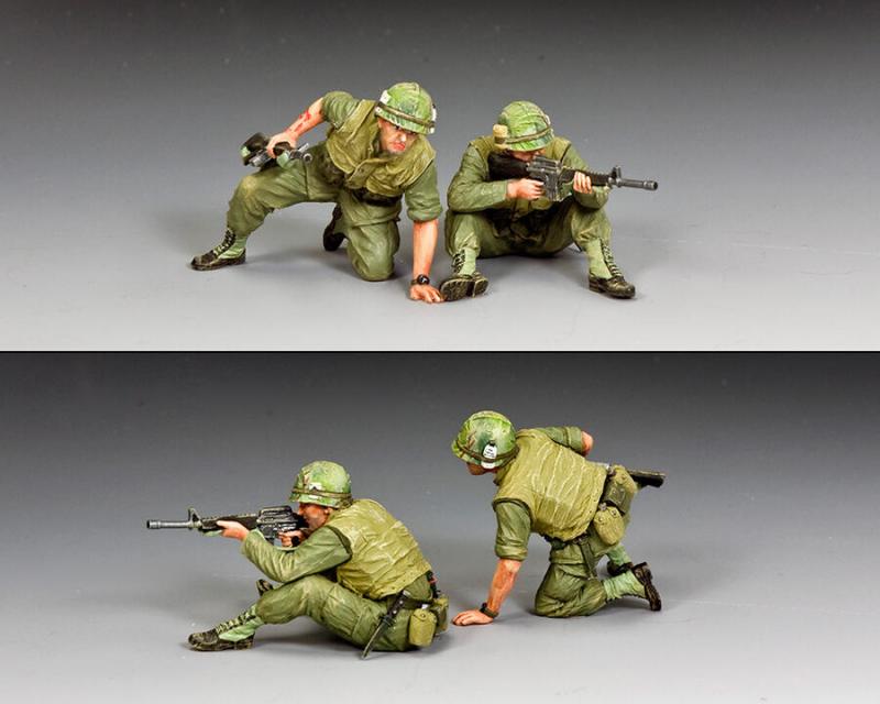"Covering Fire Set"--two Vietnam-era USMC figures #2