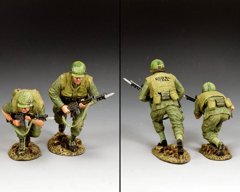 "Moving Forward"--two Vietnam-era USMC figures #2