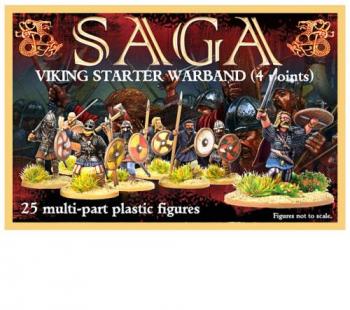 Image of Plastic Viking SAGA Starter (4 points)--32 unpainted unassembled 28mm hard plastic multi-pose miniatures.