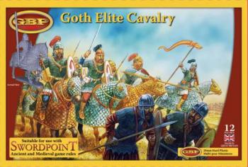 Image of Gripping Beast Plastic Goth Elite Cavalry--twelve 28mm Hard Plastic Mounted Figures