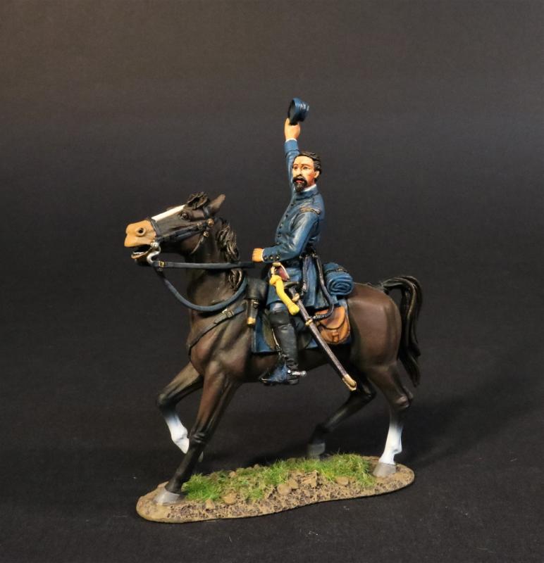 Brigadier General Barnard Elliot Bee, Jr., The Army of the Shenadoah, 3rd Brigade, The First Battle of Manassas, 1861, ACW--single mounted figure #1