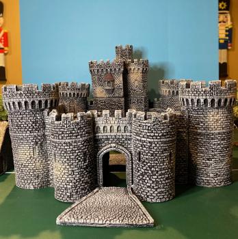 Image of Nottingham Castle--This Castle contains thirteen (13) total foam pieces.
