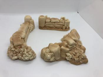 Barricades--three-piece set (unpainted)--ONE IN STOCK! Barricades--three-piece set (unpainted)--ONE IN STOCK! #45452