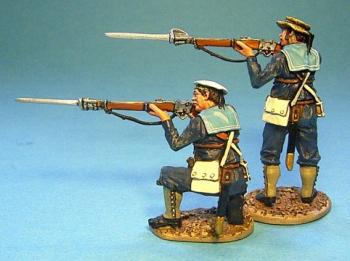 British Naval Brigade, Two Sailors Firing #2--two figures--RETIRED--LAST ONE!! British Naval Brigade, Two Sailors Firing #2--two figures--RETIRED--LAST ONE!! #22478