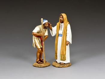 Image of Jesus & The Blindman--two figures