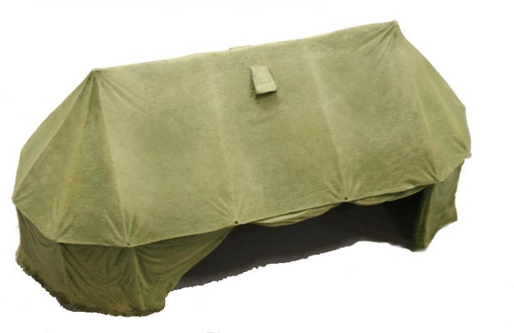 WWII Ridge Tent--Olive Green color--12" x 5" x5"--Pre-Order:  two to three months #1