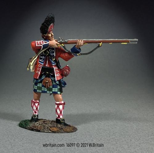 42nd Foot Royal Highland Regiment Grenadier Standing Firing, No.2, 1758-63--single figure #1