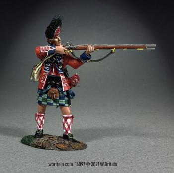 Image of 42nd Foot Royal Highland Regiment Grenadier Standing Firing, No.2, 1758-63--single figure