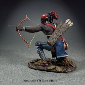 Image of Art of War:  Native Kneeling with Bow and Arrow--single figure