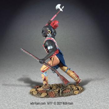 Image of Art of War:  Native Attacking with Trade Axe--single figure