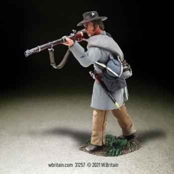 Image of Confederate Infantry Texas Brigade Standing Firing No.3--single figure