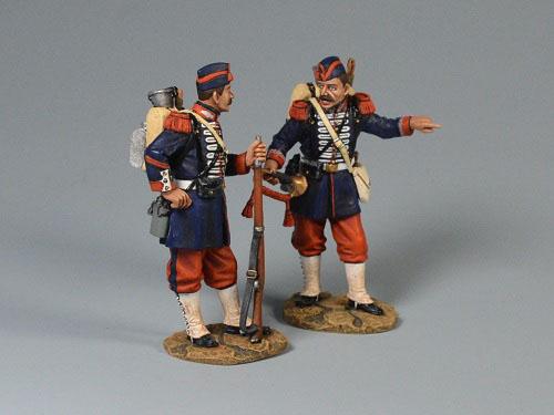 French Grenadiers Talking--Two Figures #3