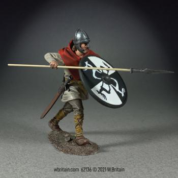 Image of "Algar", Saxon Defending with Spear--single figure