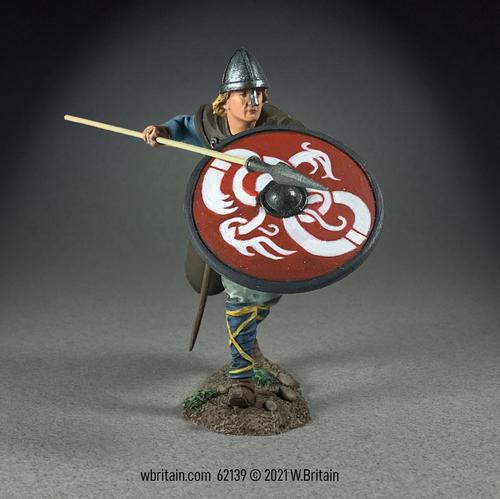 "Geir", Viking Defending with Spear and Shield--single figure #1
