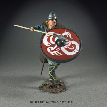 Image of "Geir", Viking Defending with Spear and Shield--single figure