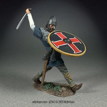 Image of "Broga", Saxon Attacking with Sword--single figure