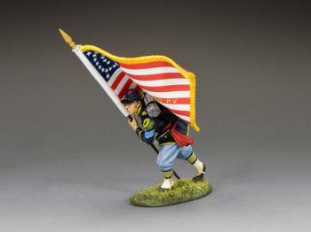 Image of "The Stars & Stripes Forever", Color Sergeant, 83rd Pennsylvania Infantry Regiment--single figure Image of "The Stars & Stripes Forever", Color Sergeant, 83rd Pennsylvania Infantry Regiment--single figure