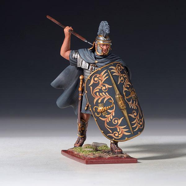 Praetorian Guard in Combat with Cape & Spear or Pilum--single figure--Limited Availability! #1
