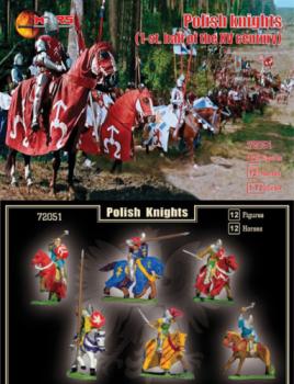 1/72 1st Half XV Century Polish Knights--12 mounted figures--AWAITING RESTOCK. 1/72 1st Half XV Century Polish Knights--12 mounted figures--AWAITING RESTOCK. #45658