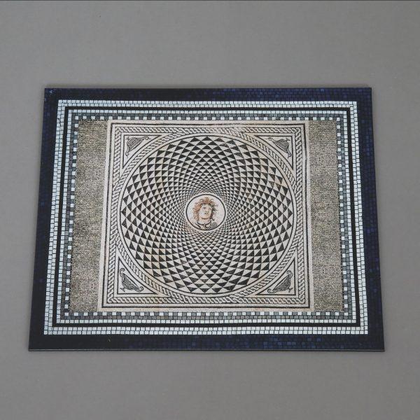 Mosaic Mat featuring Roman Emperor's Head--24cm x 20cm--figures not included--THREE IN STOCK. #1