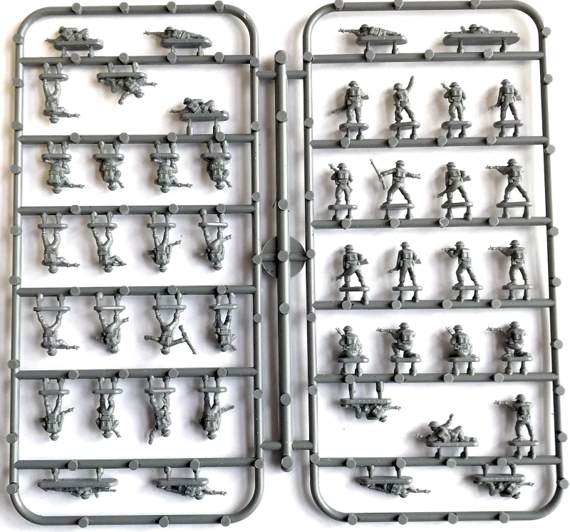 184x British Infantry and Heavy Weapons--1:144 scale (unpainted plastic kit) #2