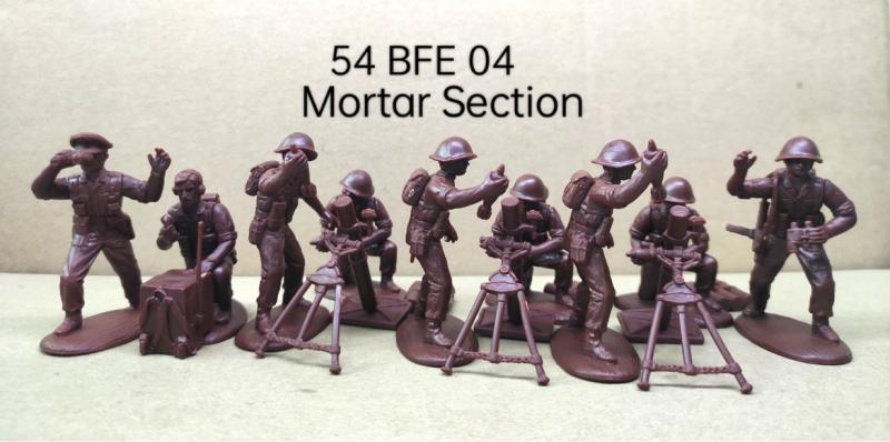 British Mortar Section (MkIII Turtle Helmet, plain)--makes nine figures #1