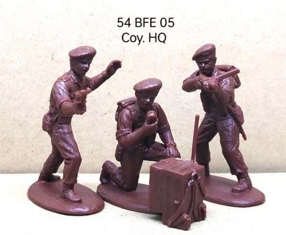 British Coy. HQ + Special Weapons (Beret)--makes nine figures (includes PIAT, sniper, and mortar teams) #2