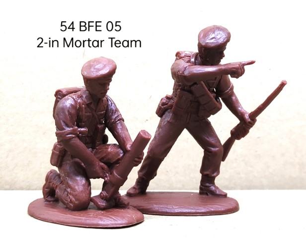 British Coy. HQ + Special Weapons (Beret)--makes nine figures (includes PIAT, sniper, and mortar teams) #6