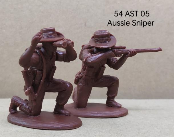 Australian HQ + Special Weapons (Bush Hat, floppy)--Makes 9 figures #5