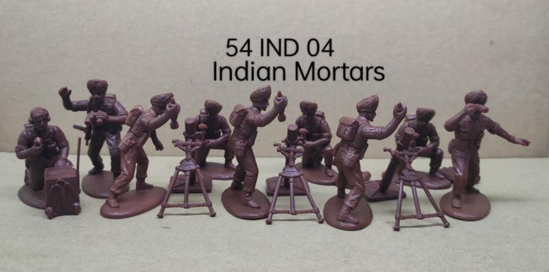 British Army Indian Mortars (Sikh Turban)--makes 9 Figures #1