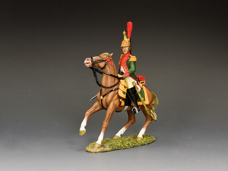 Mounted Foot Dragoons Officer, Dragons a Pied--single mounted figure #1