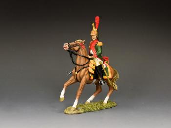 Image of Mounted Foot Dragoons Officer, Dragons a Pied--single mounted figure
