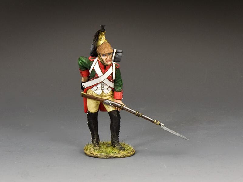 Foot Dragoon Loading Musket, Dragons a Pied--single figure #1
