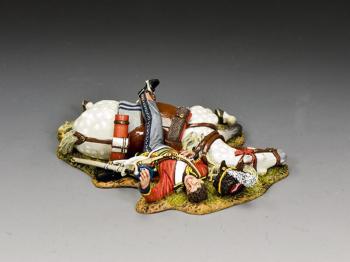 Image of Scots Grey Casualty--single dead prone Scottish casualty with dead horse