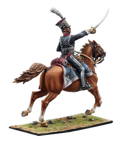 Polish Imperial Guard Lancers Officer, Polish 1st Light Cavalry Regiment, French Grande Armee--single mounted figure #2