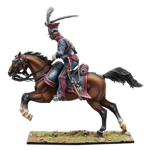 Polish Imperial Guard Lancers NCO, Polish 1st Light Cavalry Regiment, French Grande Armee--single mounted figure #2