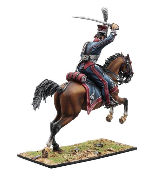 Polish Imperial Guard Lancers NCO, Polish 1st Light Cavalry Regiment, French Grande Armee--single mounted figure #3