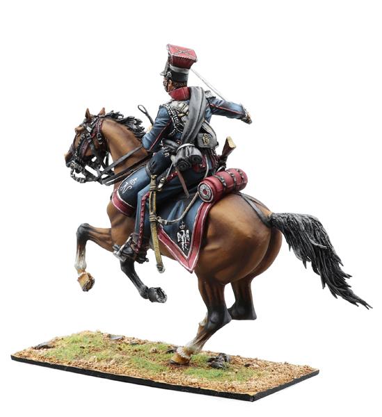 Polish Imperial Guard Lancers Trooper with Sword #1, Polish 1st Light Cavalry Regiment, French Grande Armee--single mounted figure #2