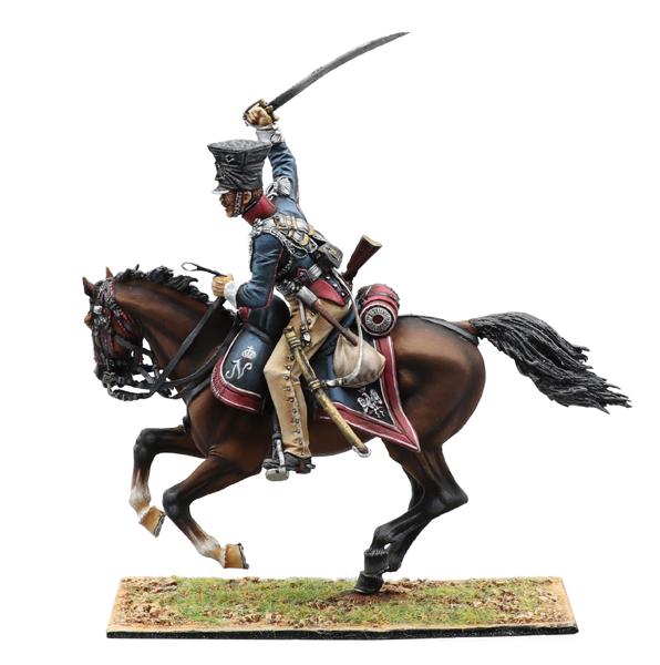 Polish Imperial Guard Lancers Trooper with Sword #2, Polish 1st Light Cavalry Regiment, French Grande Armee--single mounted figure #1