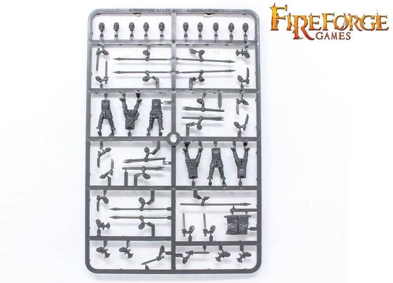 FireForge Spanish Almughavars--24 multi-part hard plastic 28mm figures #2