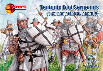 1/72 1st Half XV Century Teutonic Foot Sergeants--48 figures--LAST FOUR!! #1